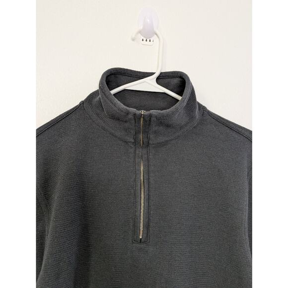 Banana Republic Men’s Sweater 1/4 Zip Polyester Blend Gray Size Medium - Picture 5 of 8
